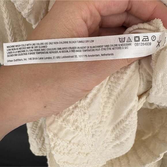 Free People Shay Convertible Mini Dress S Ivory Beach Vacation Summer Party Boho - Picture 6 of 6